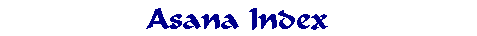 Asana Index