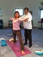 Uddhava Teaching Yoga Asanas