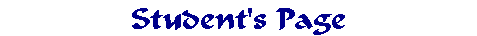 Student's Page