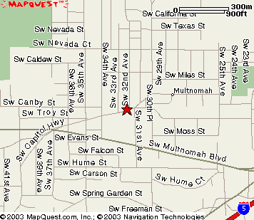 Map of Multnomah